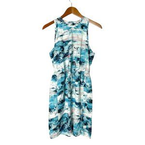 Calvin Klein Watercolor Sleeveless Dress L